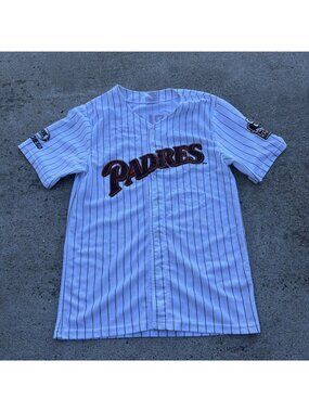 Padres San Diego #1 Templeton White Hall of Fame SGA Jersey Adult Sz Small